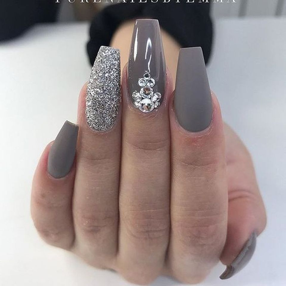 Nail Ideas For Winter
 Sweet acrylic nails ideas for winter 108 Fashion Best