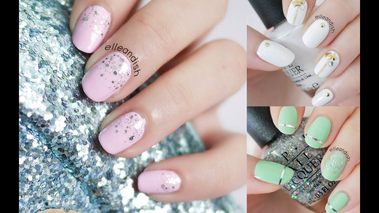 Nail Styles For Short Nails
 Prom Nails 3 Easy Styles