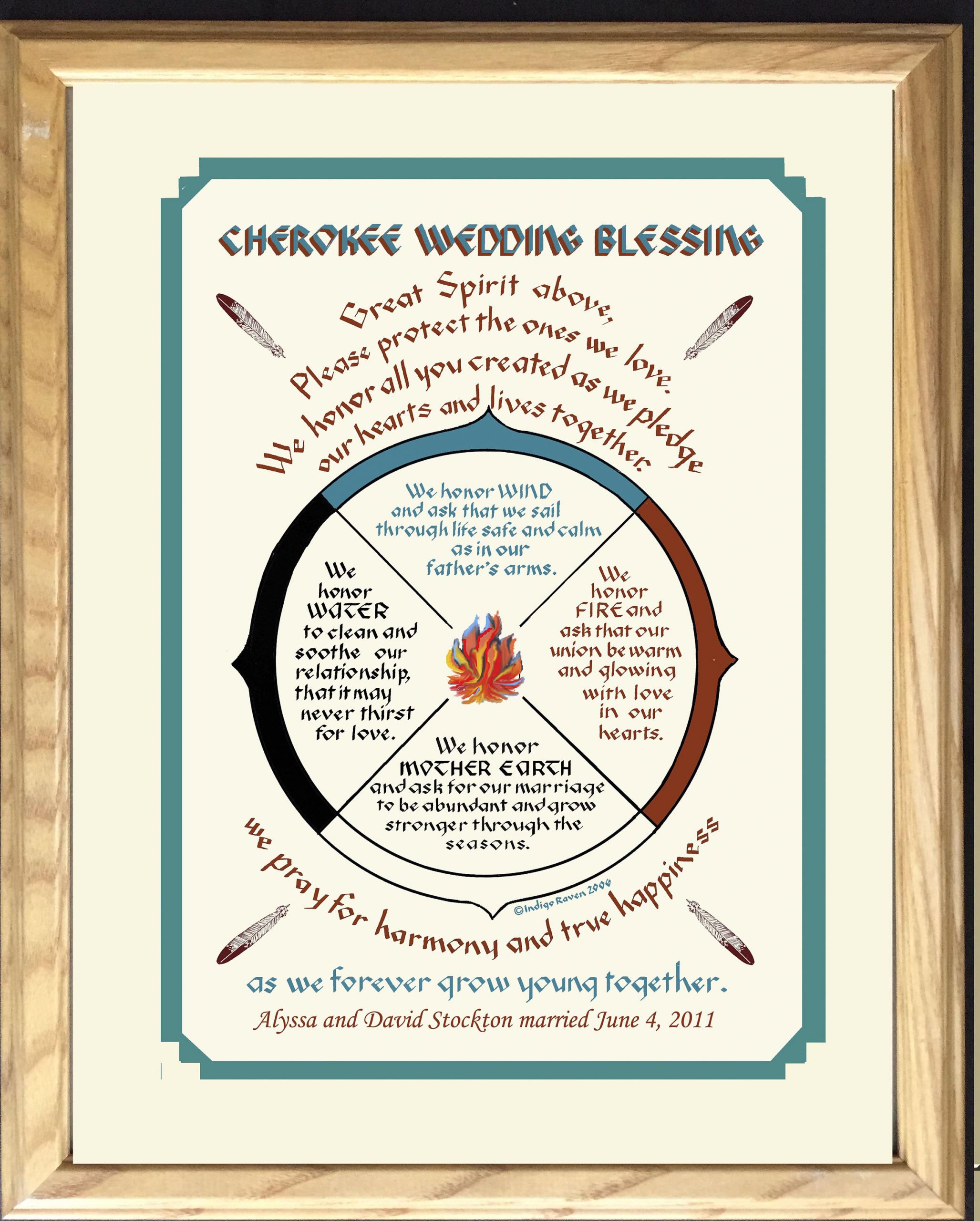 Native American Wedding Vows
 Styles & Ideas Remarkable Apache Wedding Blessing Words