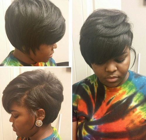 Natural Hair Cut In A Bob
 40 Short Natural Hairstyles for Black Women