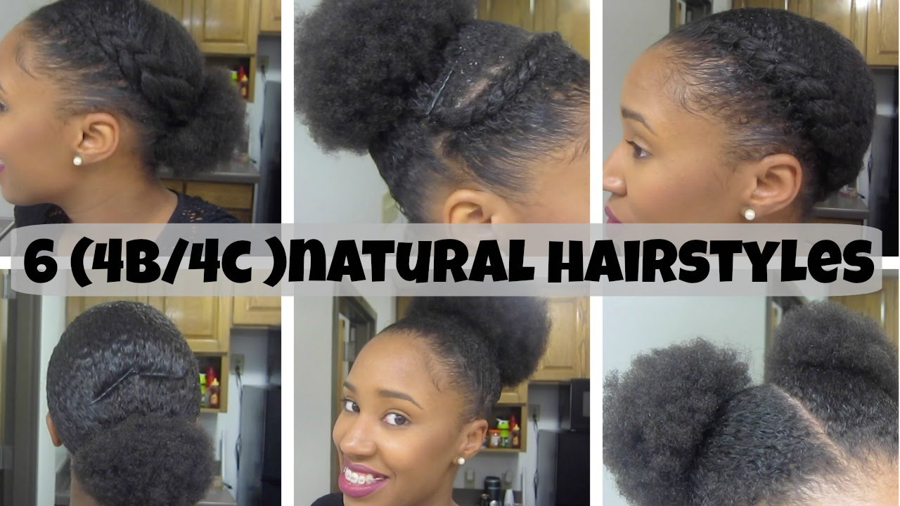 Natural Hairstyles For 4B Hair
 6 Natural Hairstyles Short Medium Hair 4b 4c