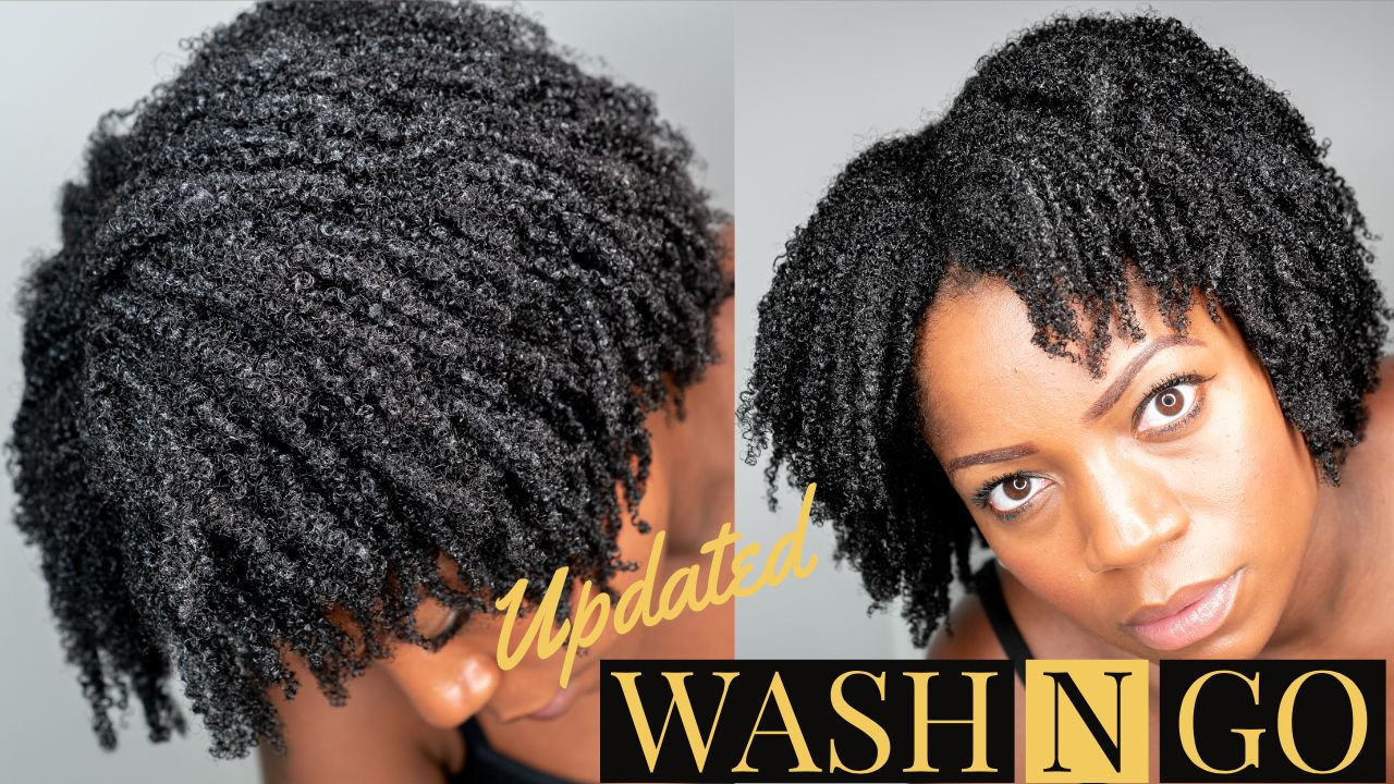 Natural Hairstyles For Medium Length 4C Hair
 Wash N Go Short to Medium Length 4B 4C Natural Hair