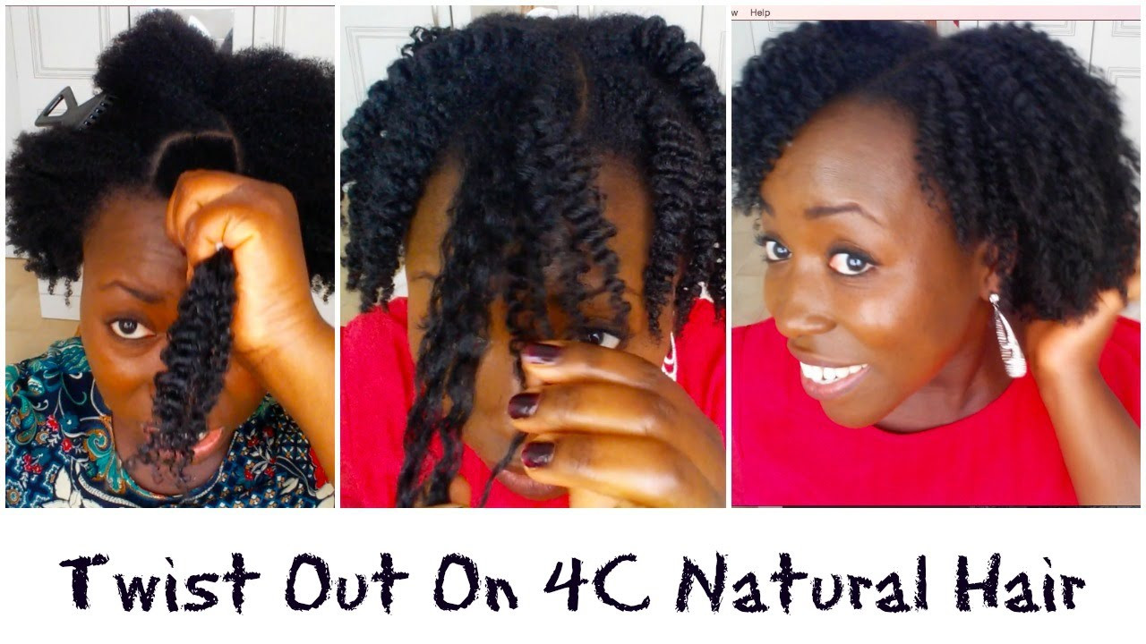 Natural Hairstyles For Medium Length 4C Hair
 Twist Out on Medium 4C 4B 4A Coily Natural Hair with DIY