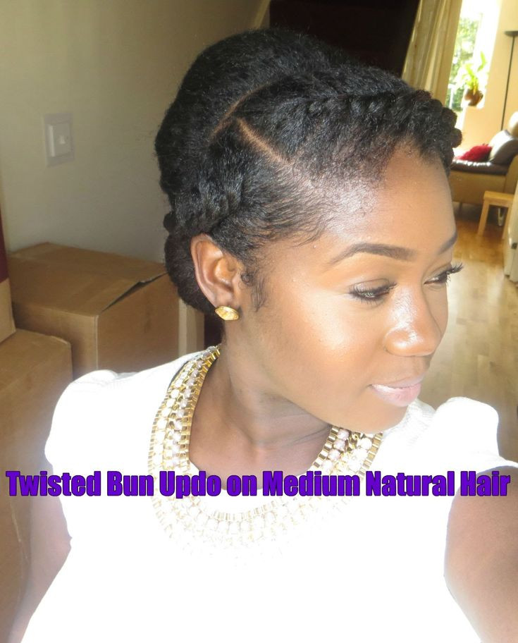 Natural Hairstyles For Medium Length 4C Hair
 716 best images about Hair on Pinterest