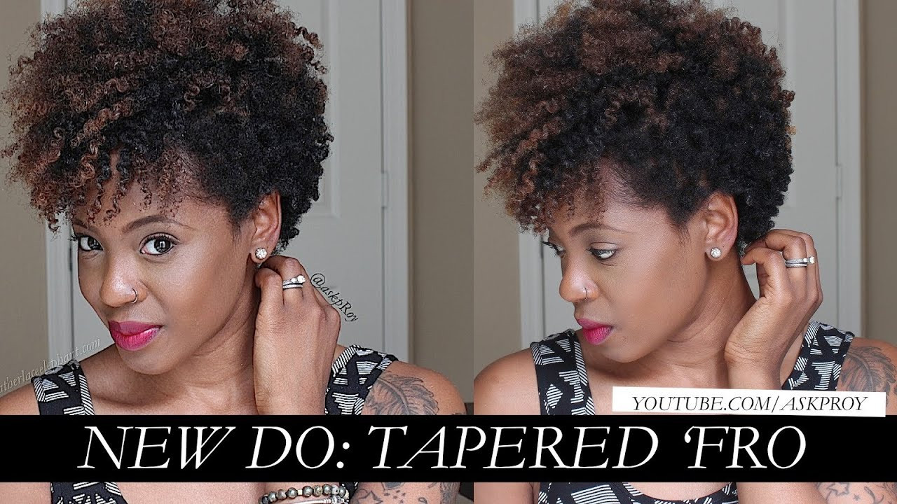 Natural Hairstyles For Natural Hair
 My Haircut Tapered Fro on Natural Hair