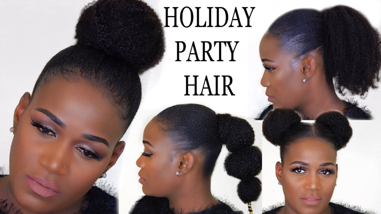 Natural Hairstyles For Natural Hair
 HOLIDAY PARTY HAIRSTYLES FOR 4C NATURAL HAIR