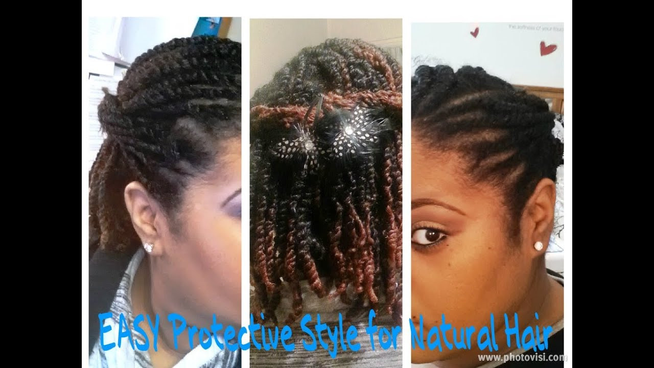 Natural Hairstyles That Last
 Easy & Lasting Protective Style How To for Natural Hair