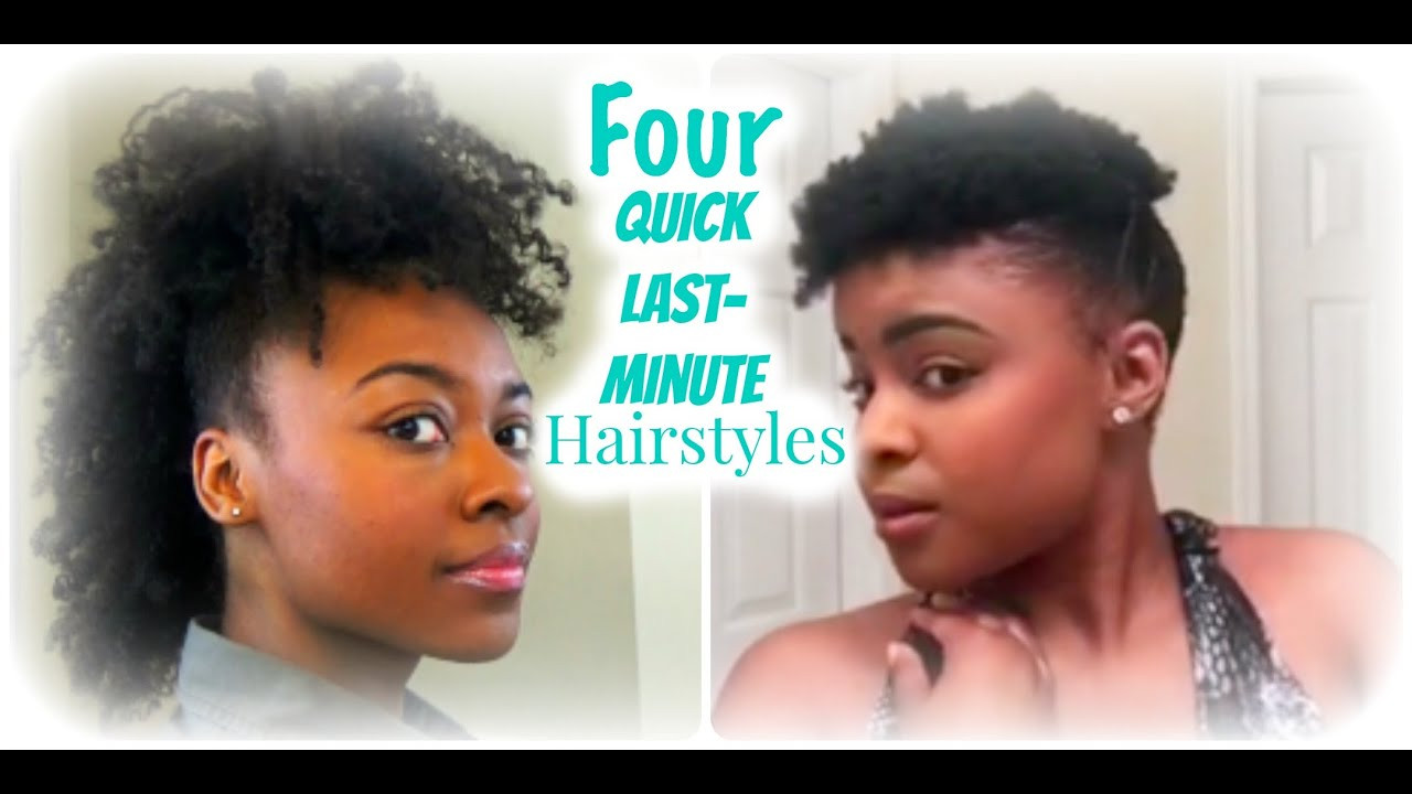 Natural Hairstyles That Last
 Four Quick Last Minute Natural Hairstyles with DoniRaye