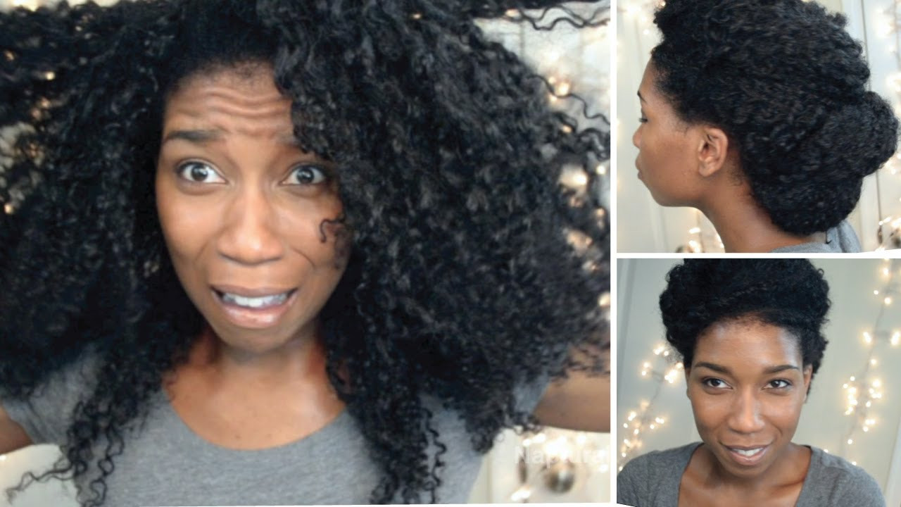 Natural Hairstyles That Last
 Curly Formal Hairstyle for OLD Natural Hair