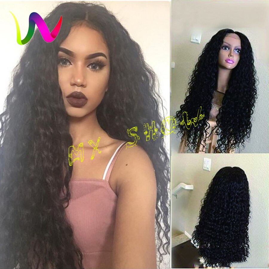 Natural Looking Wigs With Baby Hair
 Natural Looking Synthetic Wigs Afro American Wigs