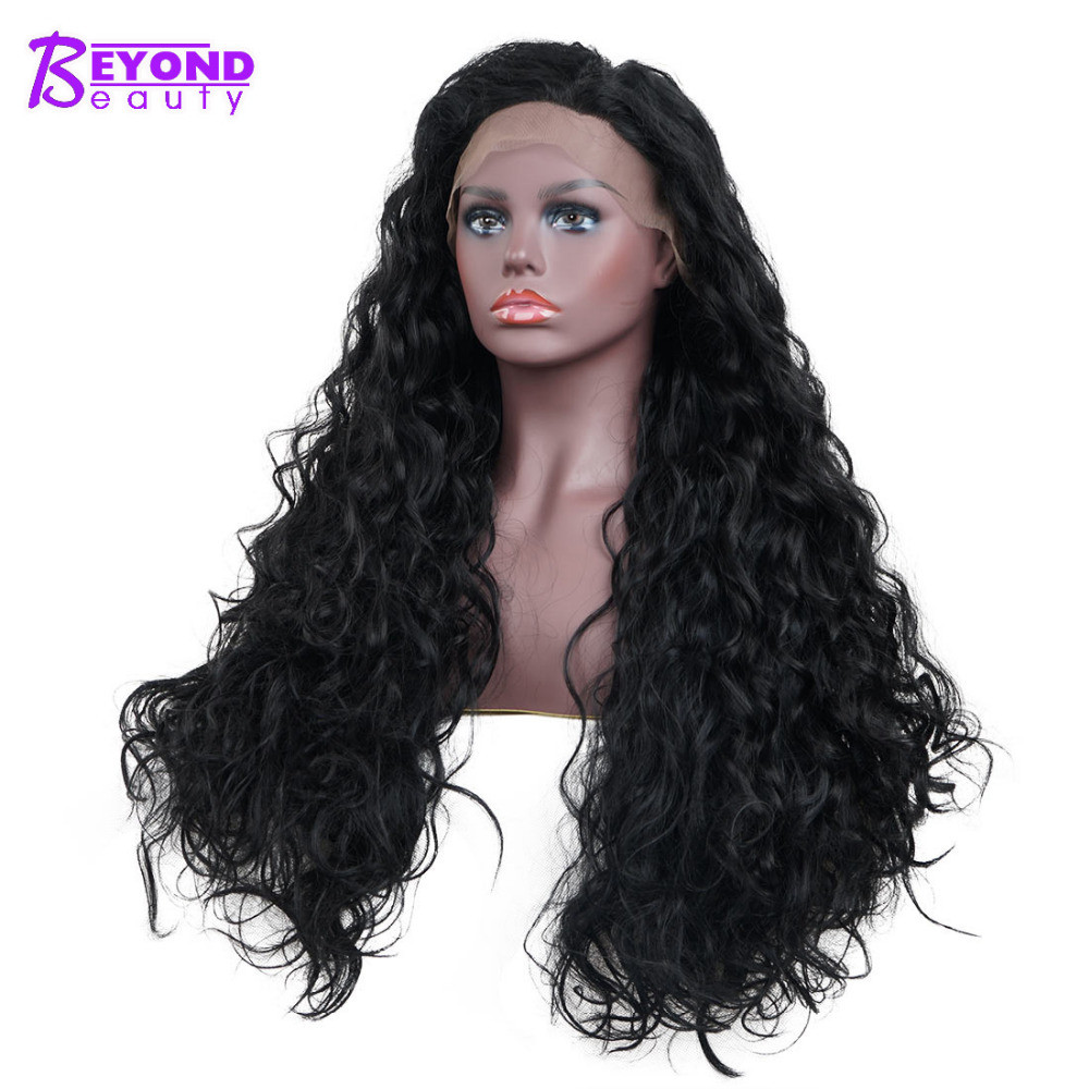 Natural Looking Wigs With Baby Hair
 Density Natural Looking Water Wave Heat Resistant
