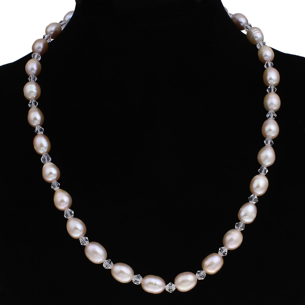 Natural Pearl Necklace
 Natural Freshwater Pearl Necklace Women Jewelry Wedding