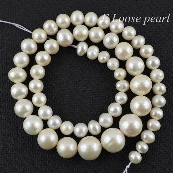 Natural Pearl Necklace
 Antique Pearl Necklace Natural Freshwater Pearls by LoosePearl