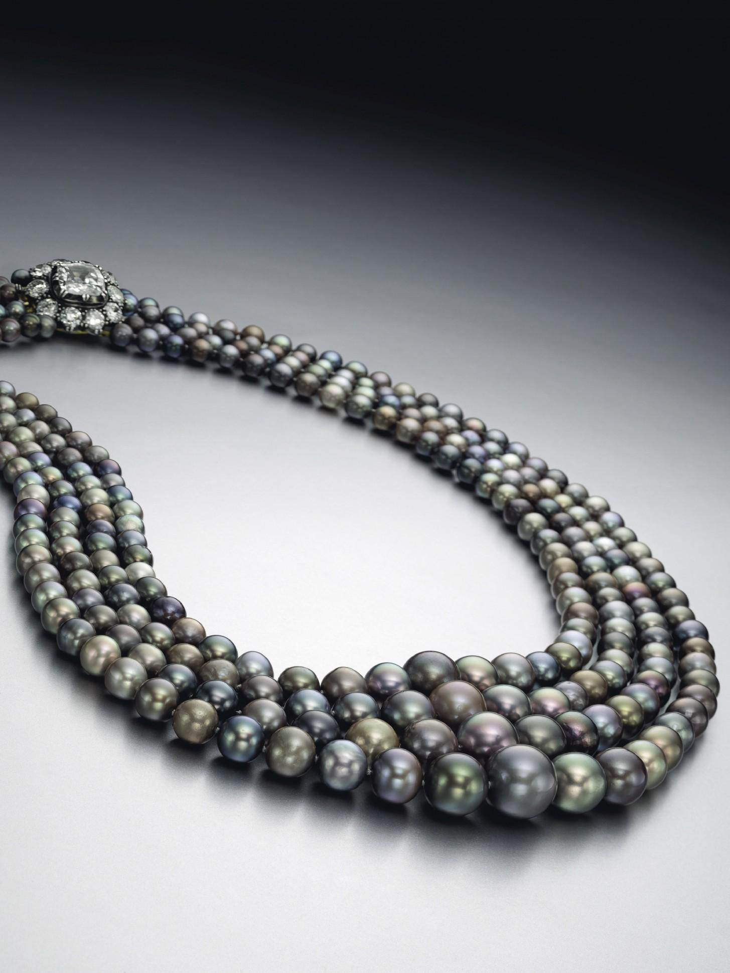 Natural Pearl Necklace
 Natural Pearl Necklace Sells for World Auction Record $5 1