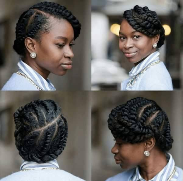 Natural Protective Hairstyles
 157 best images about flat twist on Pinterest