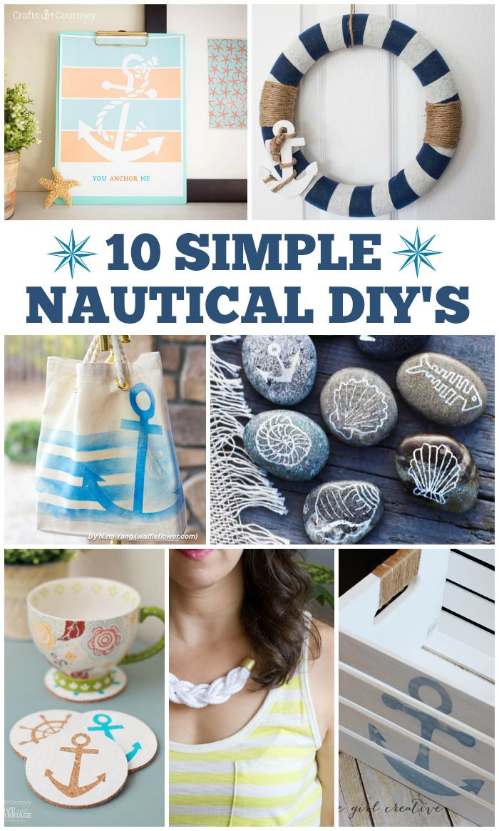 Nautical DIY Decorations
 10 Simple Nautical DIY s CRAFTS