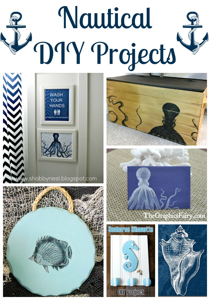 Nautical DIY Decorations
 18 Nautical DIY Projects The Graphics Fairy