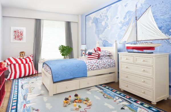 Nautical Theme Kids Room
 30 Cool And Contemporary Boys Bedroom Ideas In Blue