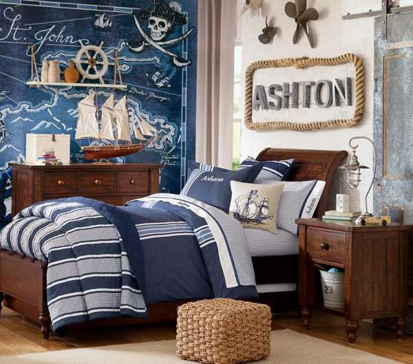 Nautical Theme Kids Room
 Nautical Decorating Ideas for Kids Rooms from Pottery Barn