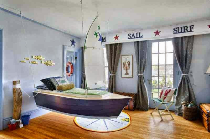 Nautical Theme Kids Room
 Home Decorating Interior Design Ideas Kid s Nautical
