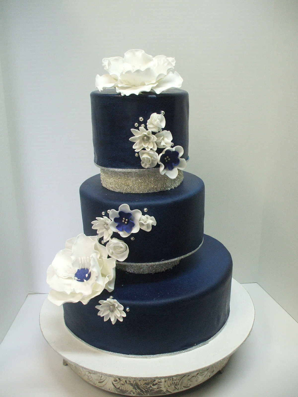 Navy Blue Wedding Cakes
 That s a Cake Navy Blue Wedding Cake