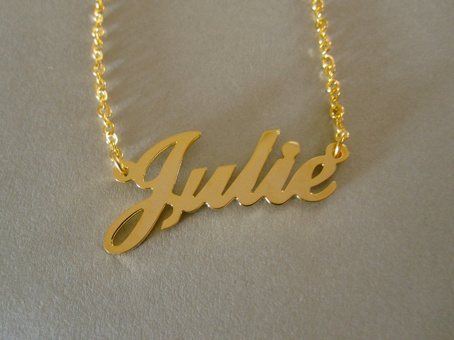 Necklace With Name
 Personalized Gold Name Necklace