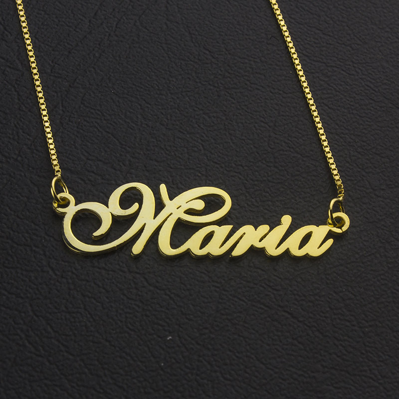 Necklace With Name
 Nameplate Necklace Personalized Name Necklace Customized