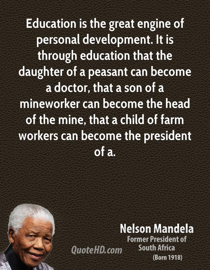 Nelson Mandela Education Quotes
 Mandela Education Quotes QuotesGram