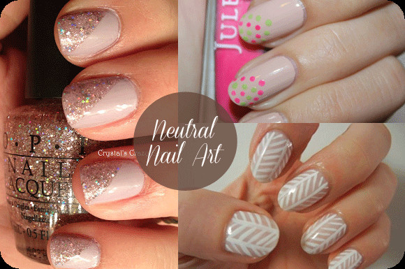Neutral Nail Designs
 Neutral nail art