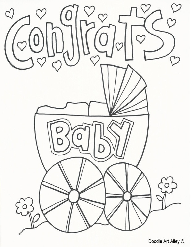 New Baby Coloring Pages
 Baby Coloring Pages Doodle Art Alley