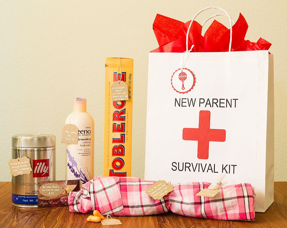 New Baby Gift Ideas For Parents
 New Parent Survival Kit