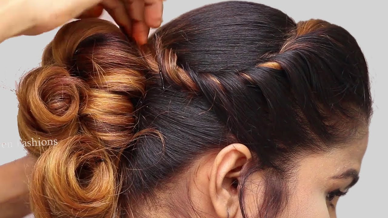 New Girl Hairstyle
 latest Party hairstyle 2019 for girls
