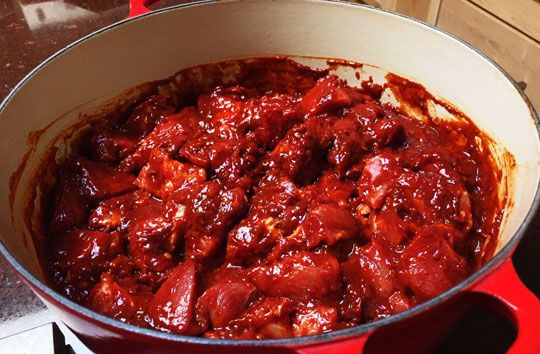New Mexican Chile Recipes
 New Mexico Carne Adovada Recipe Pork Marinated in Red