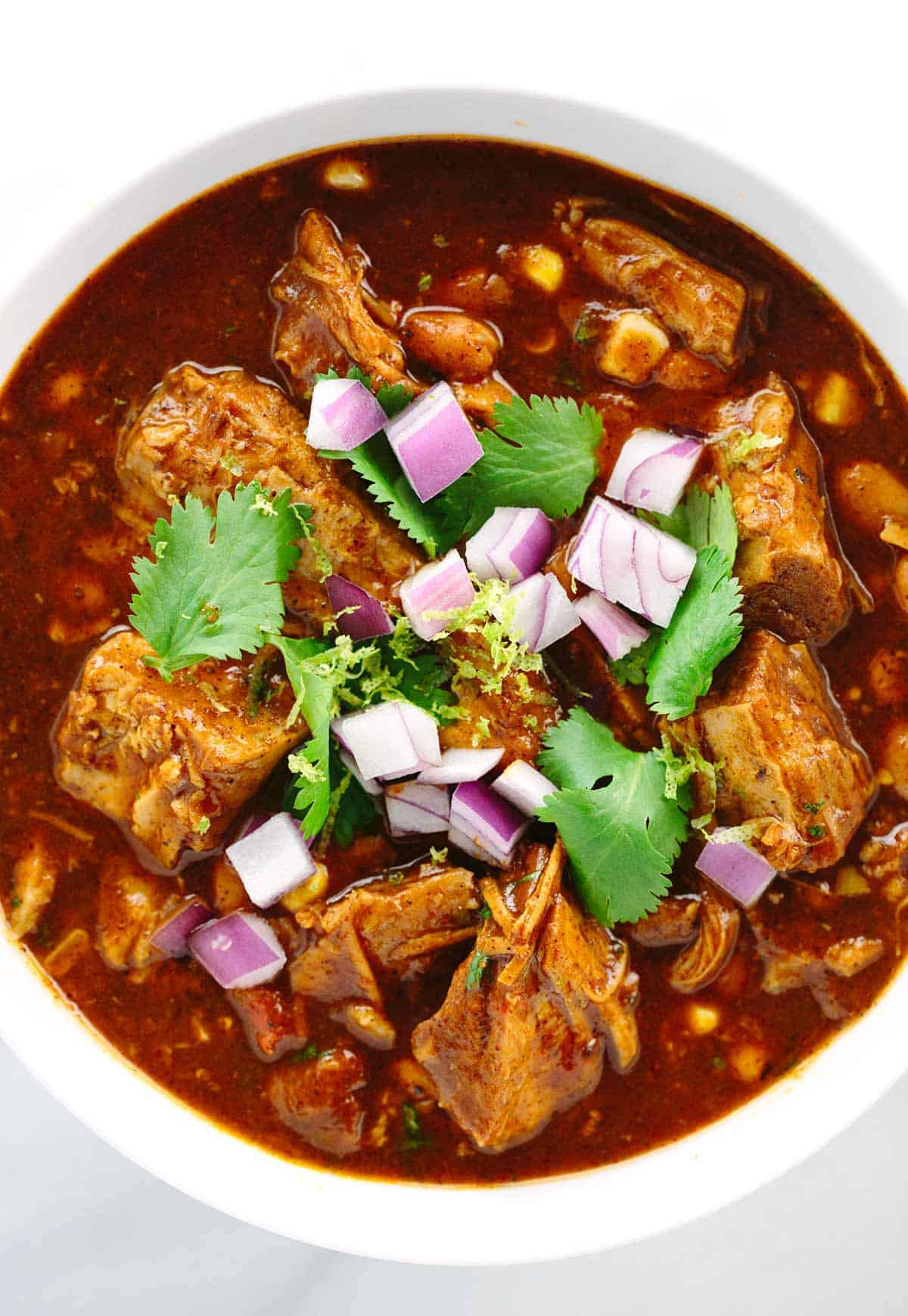 New Mexican Chile Recipes
 Slow Cooker New Mexican Red Pork Chili Recipe