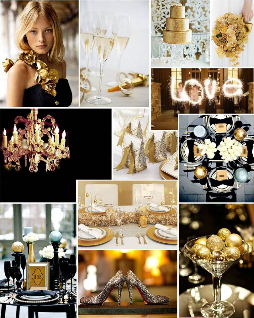 New Years Eve Wedding Colors
 New Years Eve Intertwined Events