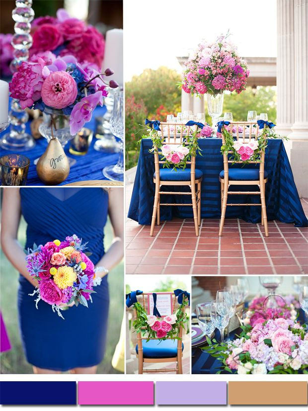 Nice Wedding Colors
 Classic Royal Blue Wedding Color Ideas and Bridesmaid
