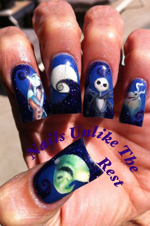 Nightmare Before Christmas Nail Art
 247 best images about Whatever on Pinterest