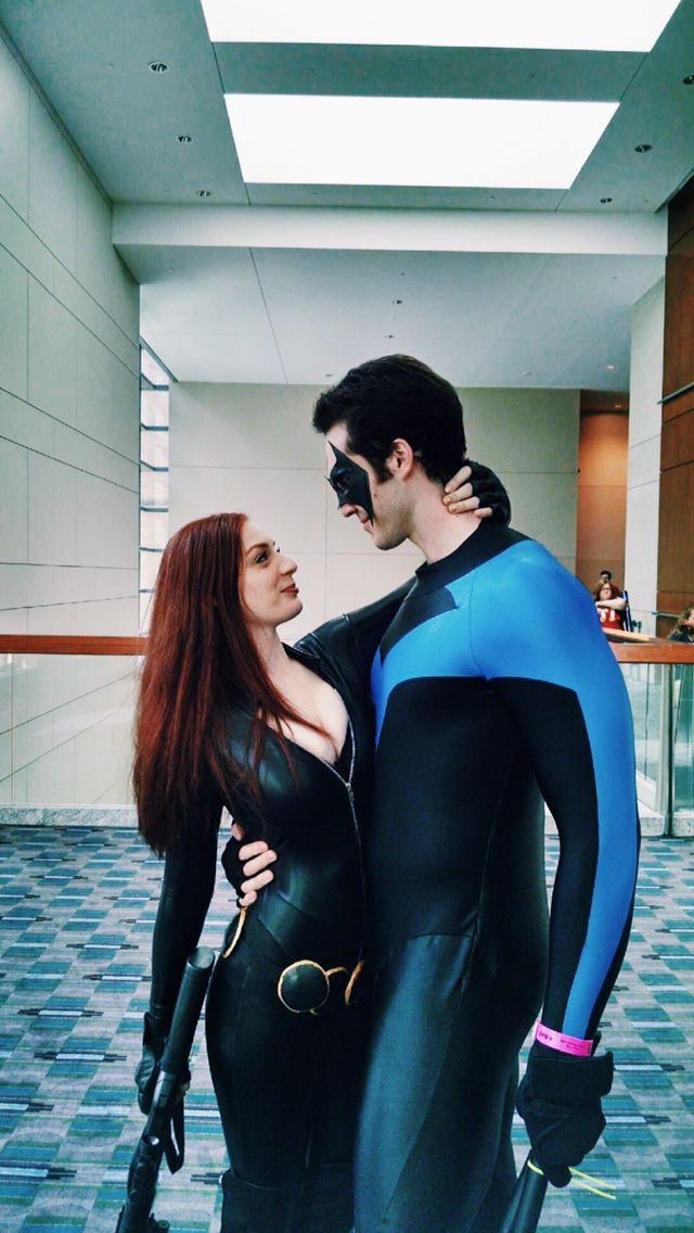 Nightwing Costume DIY
 Another photo from Wizard world Philadelphia ic con