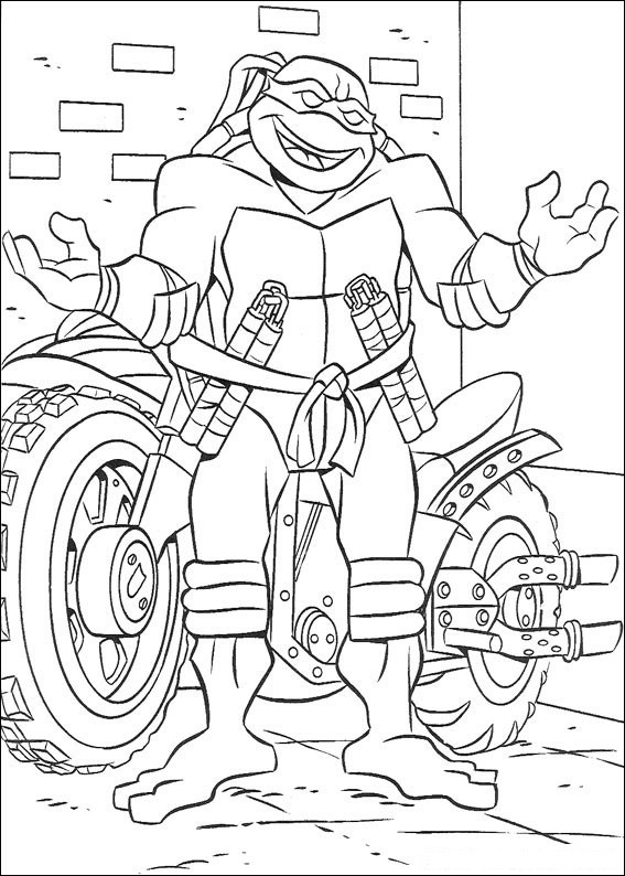 Ninja Coloring Pages For Kids
 teenage mutant ninja turtles coloring pages for kids free
