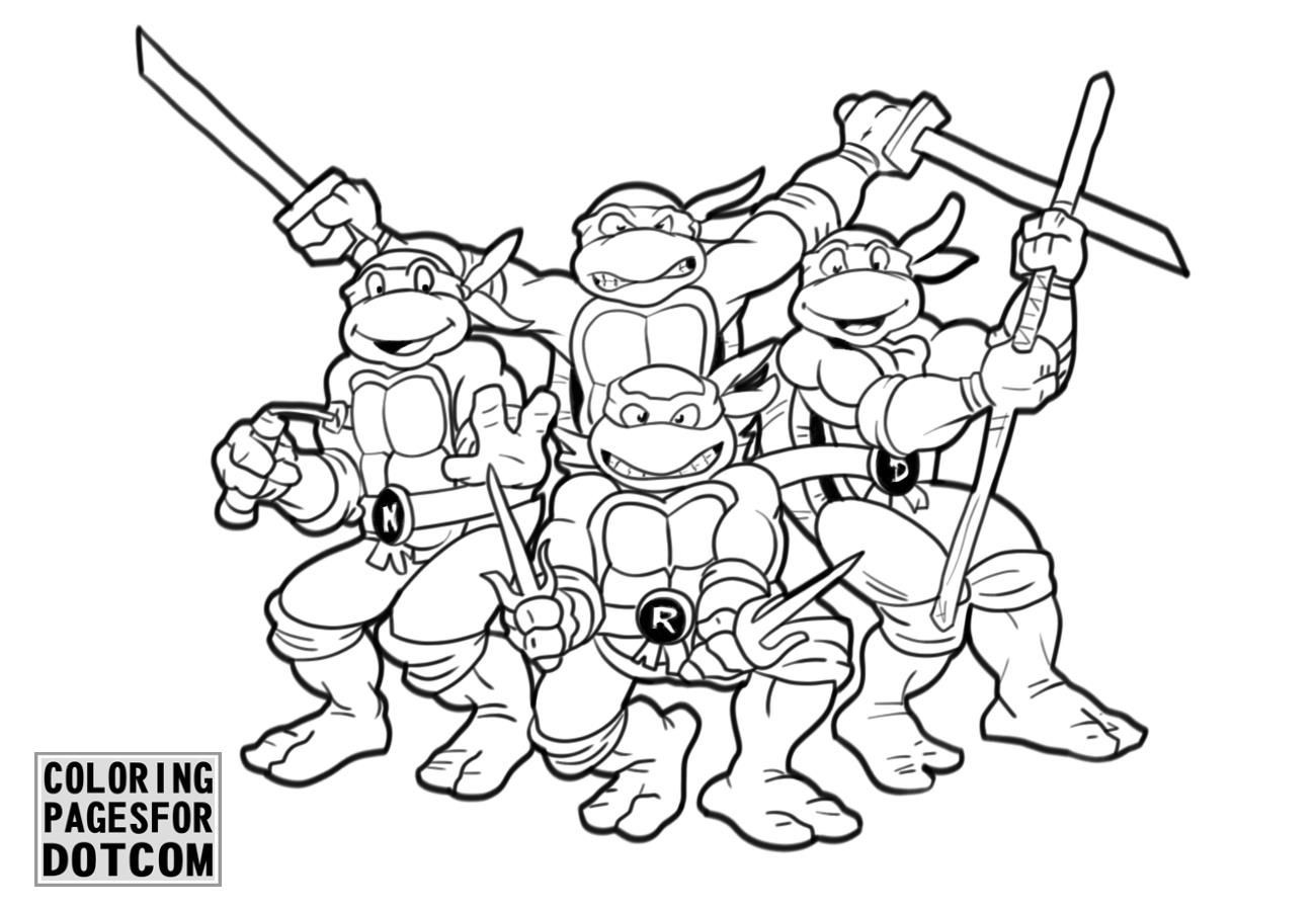 Ninja Turtles Coloring Pages Printables
 ninja turtles coloring pages 1 printable coloring book