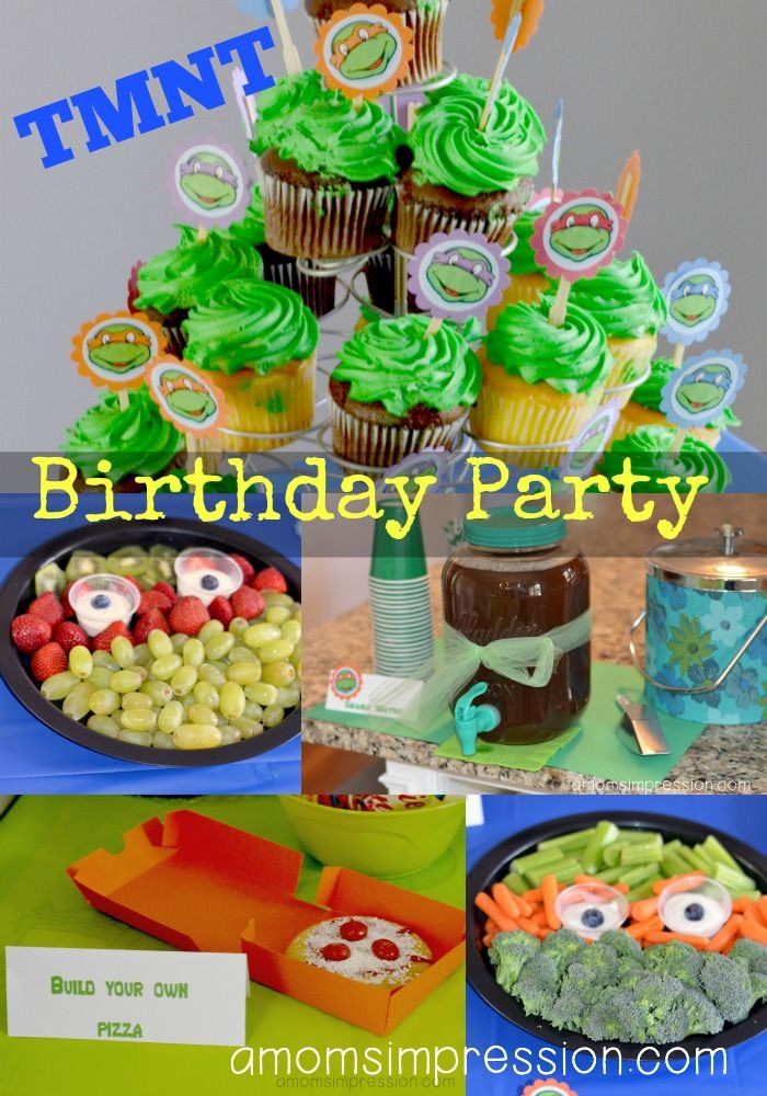 Ninja Turtles Party Food Ideas
 Teenage Mutant Ninja Turtles Birthday Party Part 2 The