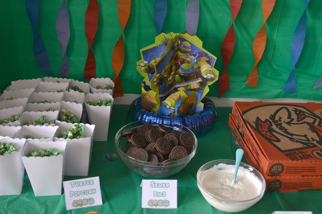 Ninja Turtles Party Food Ideas
 Teenage Mutant Ninja Turtle Birthday Party Building Our Story