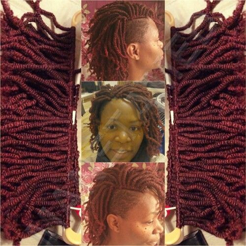 Nubian Twist Crochet Hairstyles
 Crochet Nubian twists on natural hair with eon hair