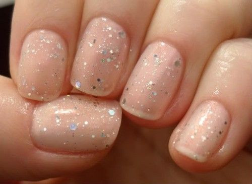Nude Glitter Nails
 20 Fabulous Wedding Nail Designs 2020 Nail Designs for