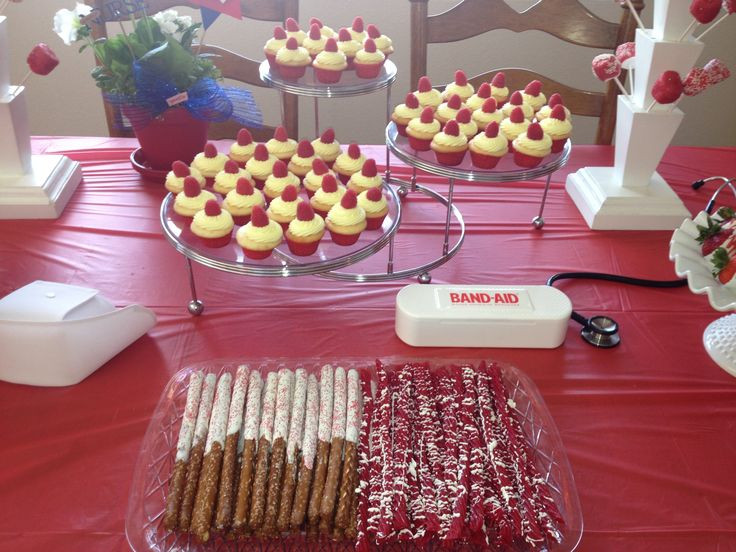 Nursing Graduation Party Ideas Pinterest
 Dessert table for nursing graduation party