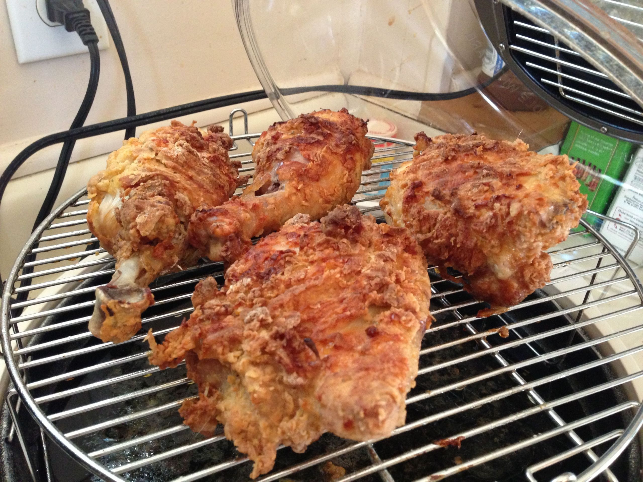 Nuwave Air Fryer Fried Chicken
 Delicious Air Fried Chicken cooked on the Nuwave Oven