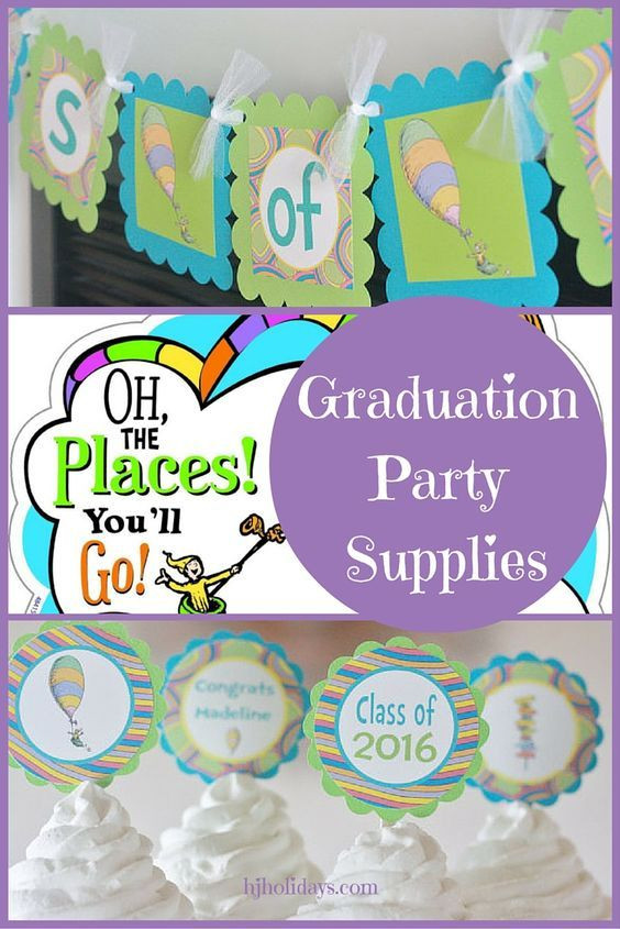Oh The Places You Ll Go Graduation Party Ideas
 25 bästa Graduation party supplies idéerna på Pinterest