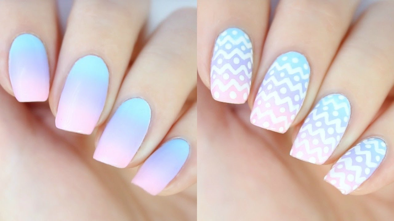 Ombre Nail Art
 EASY Ombré Nails for Easter