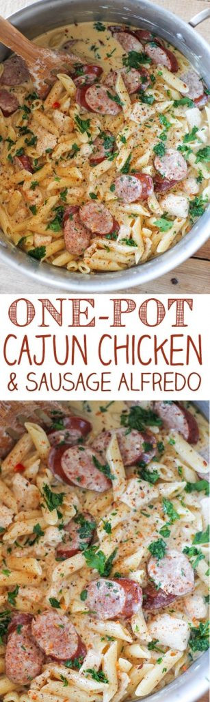 One Pot Cajun Chicken And Sausage Pasta
 e Pot Pasta Recipes for Busy Families landeelu