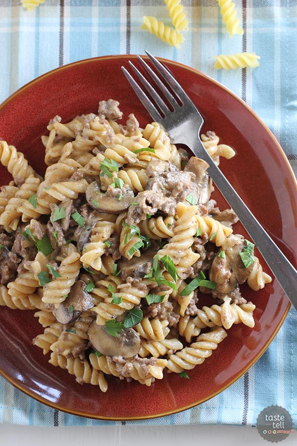 One Pot Meals With Ground Beef
 e Pot Ground Beef Stroganoff Taste and Tell